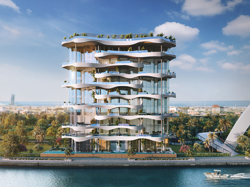 3, 4 & 5 BR Penthouses & Sky Villas in Dubai Water Canal